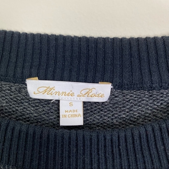 Minnie Rose Gray Star Sweater Size Small - Picture 5 of 8